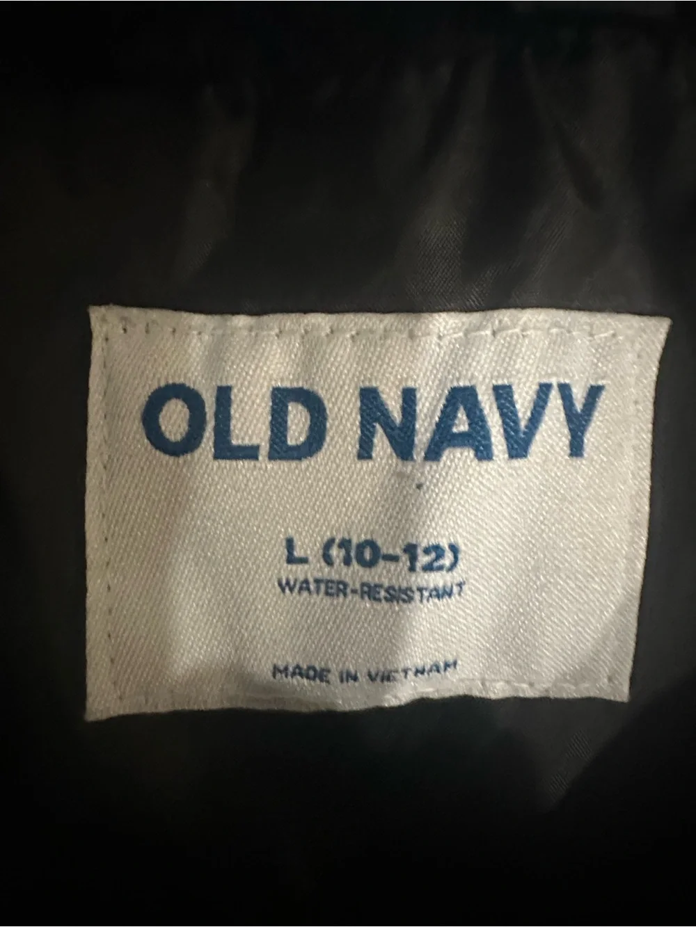Old Navy Kids Puffer Jacket in Black - Lightweight Warmth
